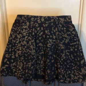 Forever 21 Distress print skater skirt
